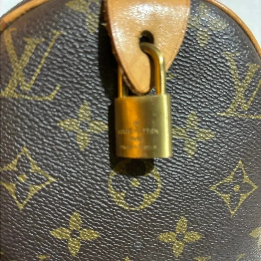 Louis Vuitton monogram speedy 45 vintage brown coated canvas LV top handle bag - Picture 3 of 13